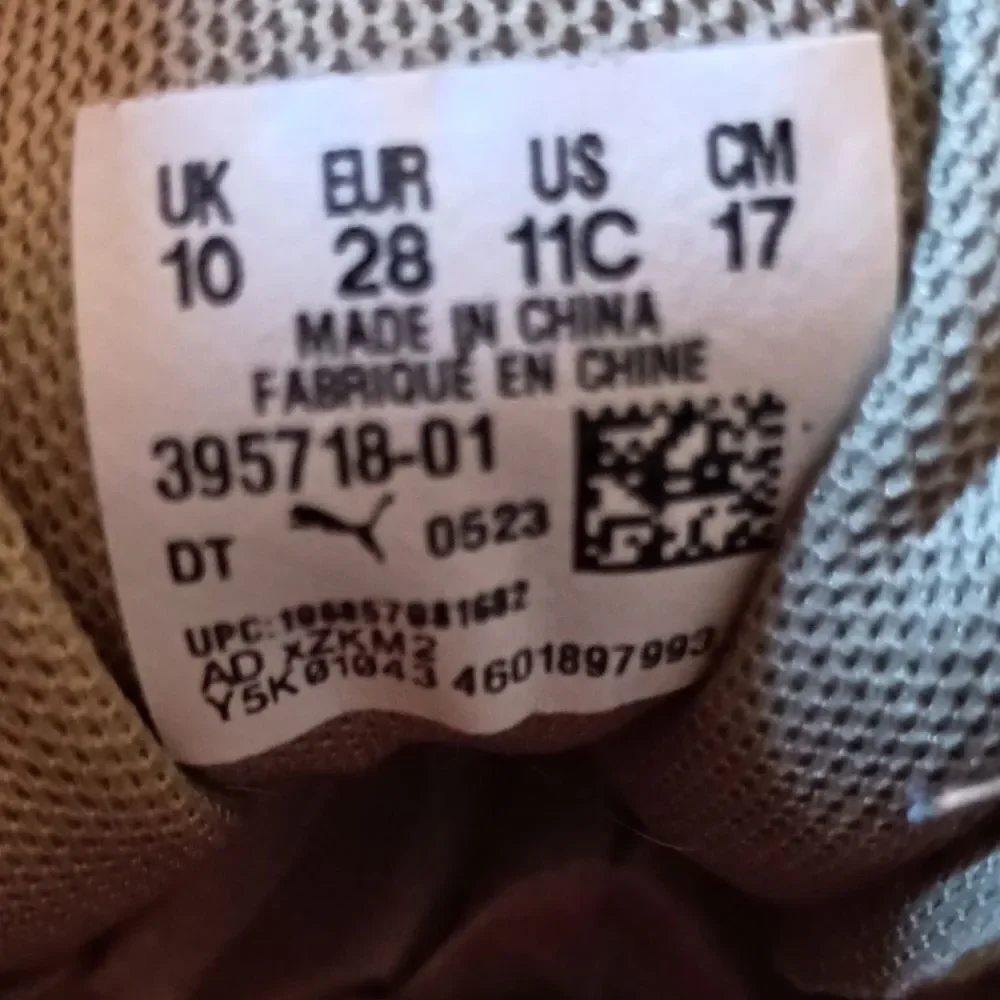 Puma MB.01 Golden Child Toddlers LaMelo Ball Basketball Sneakers Size 11 PRE-OWN
